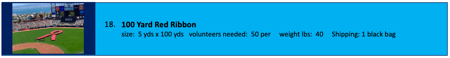 A blue sign requesting 5 volunteers for the Junior Achievement Program.