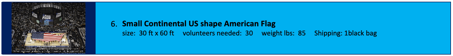 A blue sign requesting 30 volunteers to help shape American history.